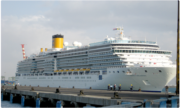 Universal Group- The Arrival Of The Italian Cruise Ship Costa Delceosa To Aden